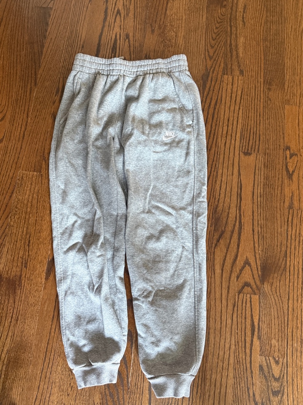 Nike Kids Gray Pullover Fleece Joggers